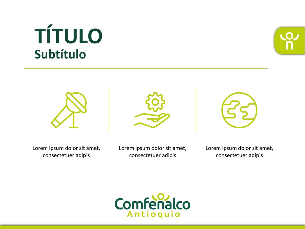 TÍTULO Subtítulo Lorem ipsum dolor sit amet, consectetuer adipis