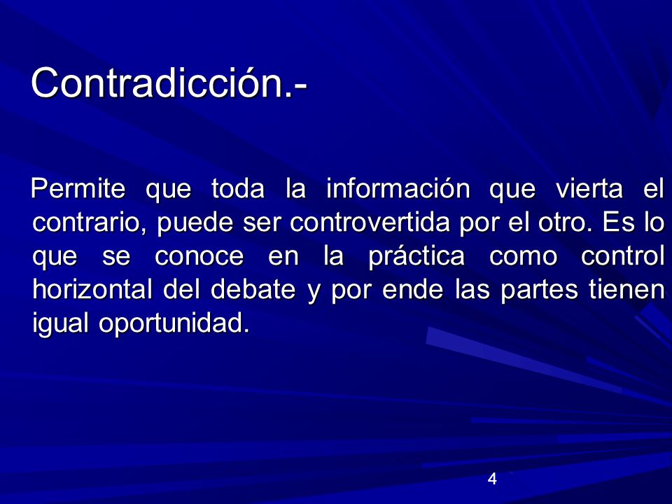 Contradicción.-