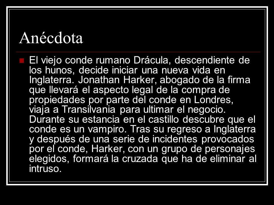 Anécdota