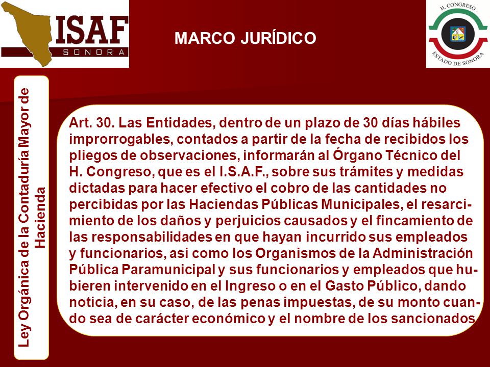 Ley Orgánica de la Contaduría Mayor de
