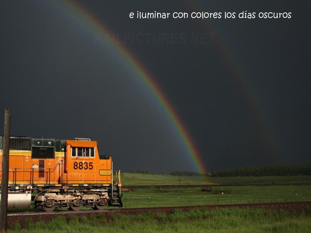 e iluminar con colores los días oscuros
