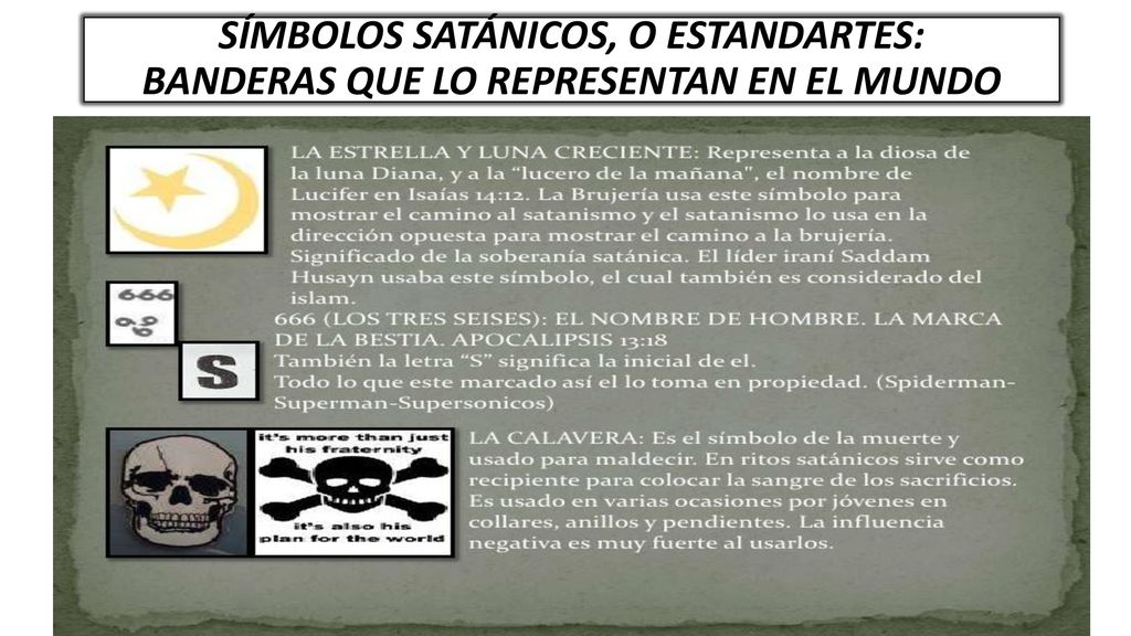SÍMBOLOS SATÁNICOS, O ESTANDARTES: BANDERAS QUE LO REPRESENTAN EN EL MUNDO