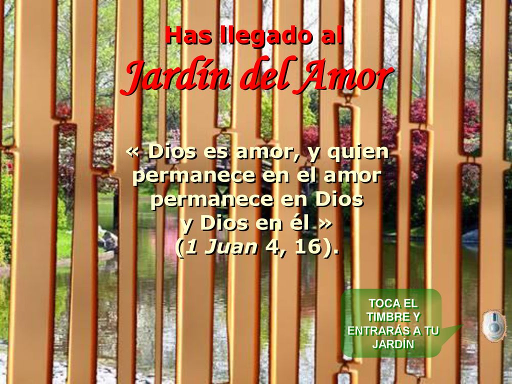 « Dios es amor, y quien permanece en el amor permanece en Dios