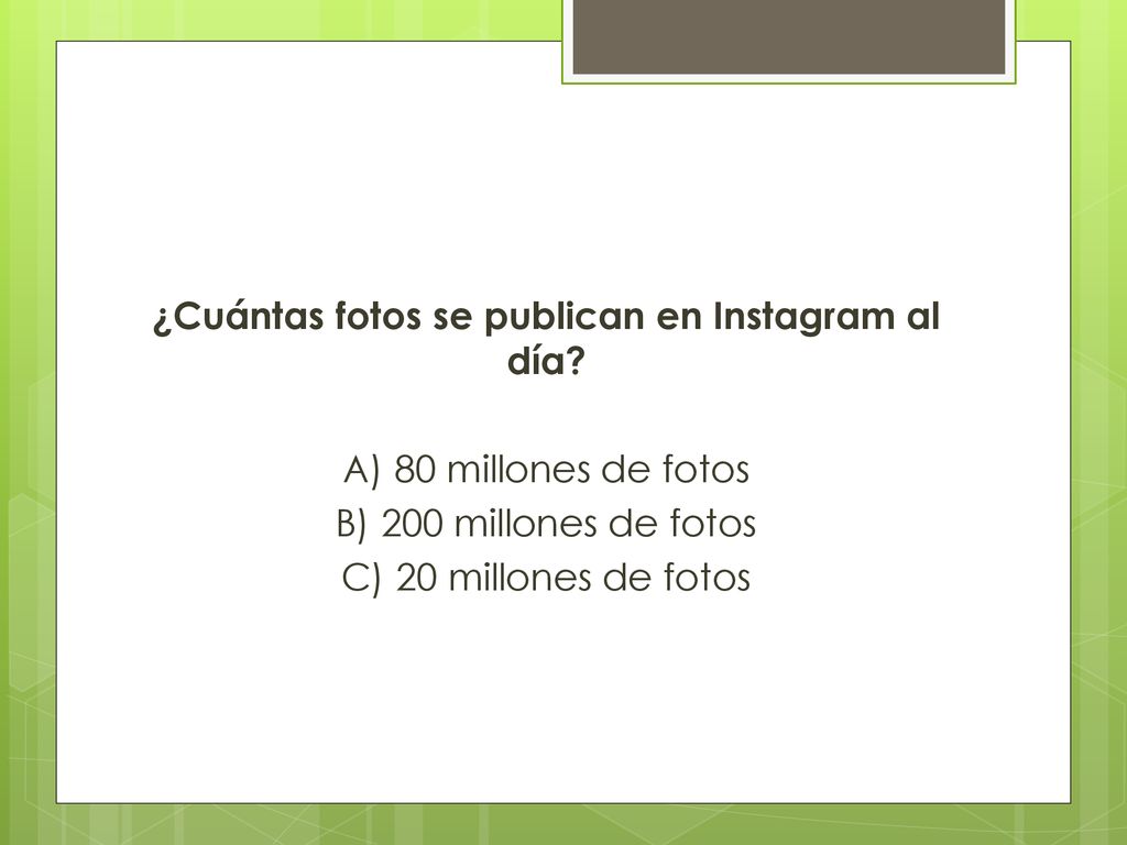 ¿Cuántas fotos se publican en Instagram al día