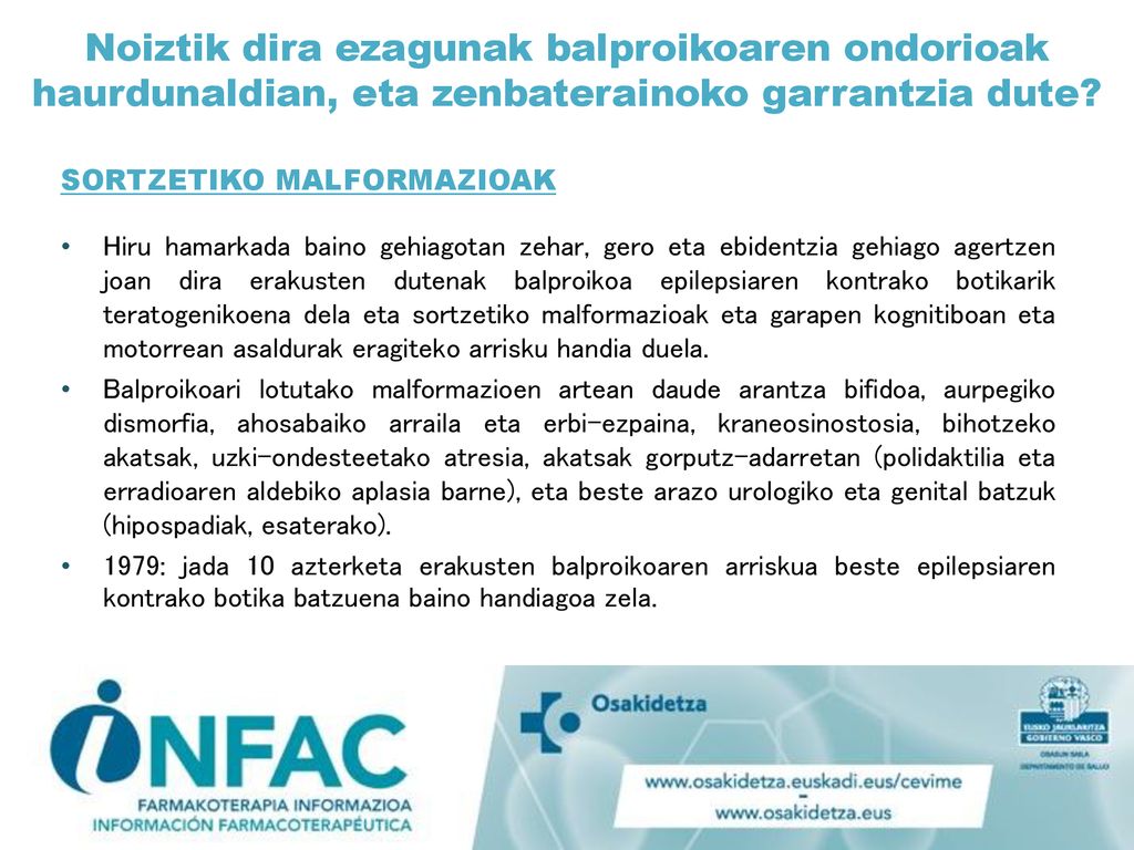 Noiztik dira ezagunak balproikoaren ondorioak haurdunaldian, eta zenbaterainoko garrantzia dute