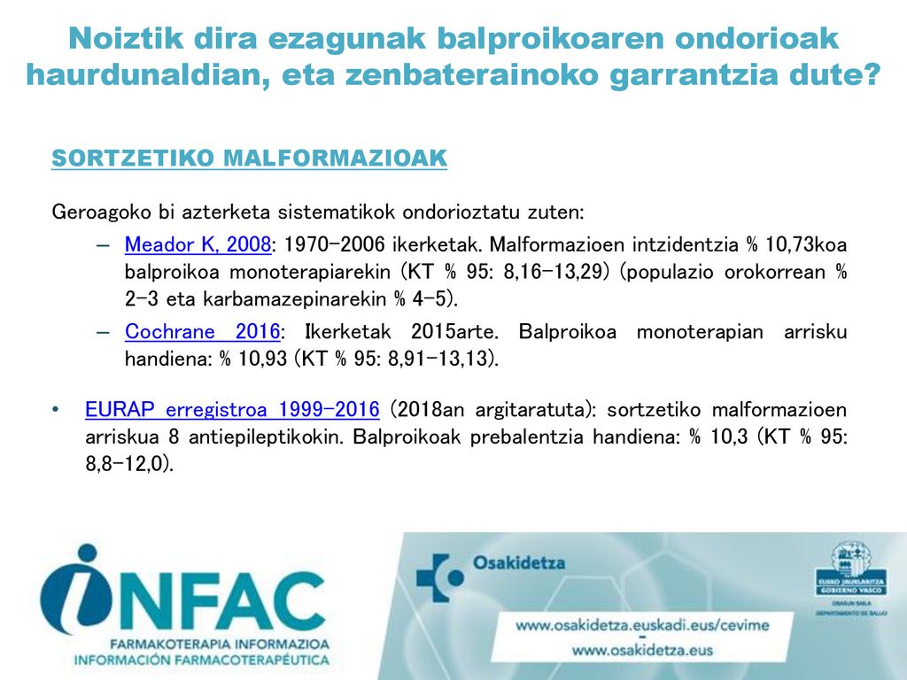 Noiztik dira ezagunak balproikoaren ondorioak haurdunaldian, eta zenbaterainoko garrantzia dute
