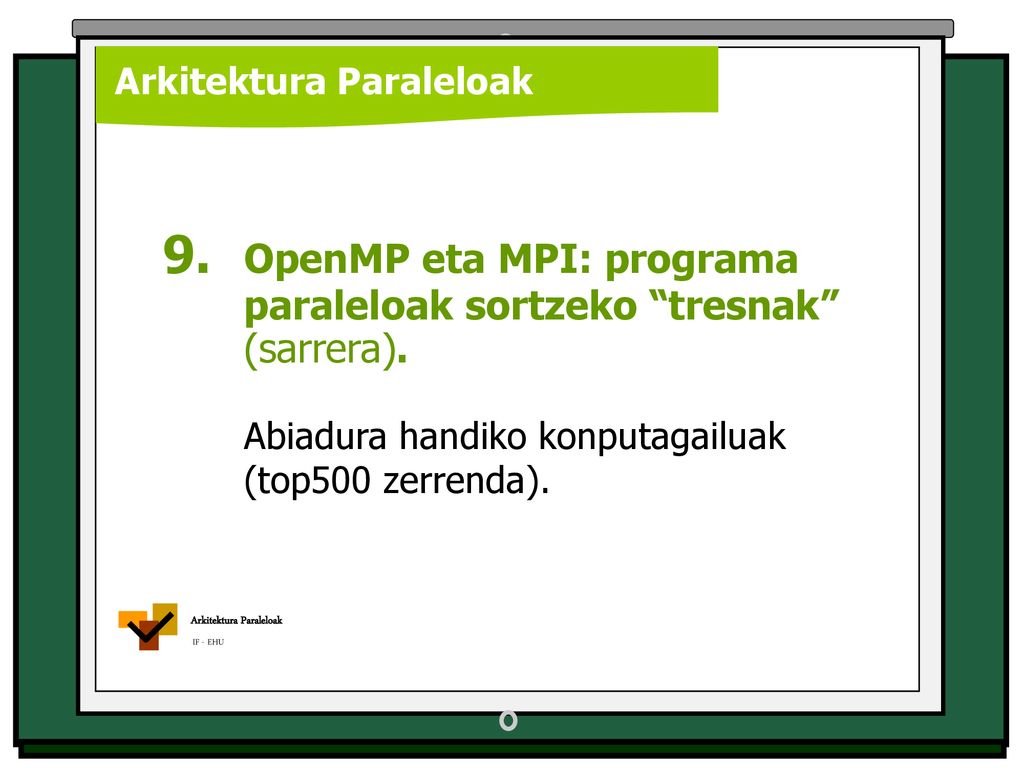 Abiadura handiko konputagailuak (top500 zerrenda).