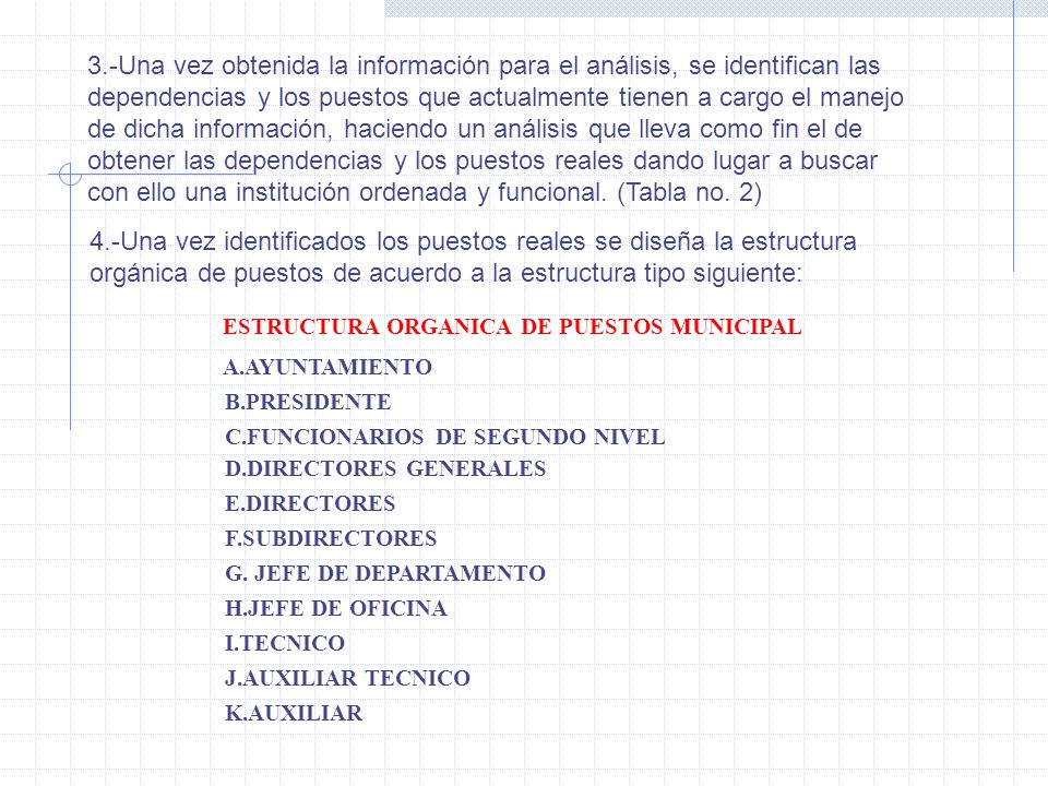 dependencias y los puestos que actualmente tienen a cargo el manejo