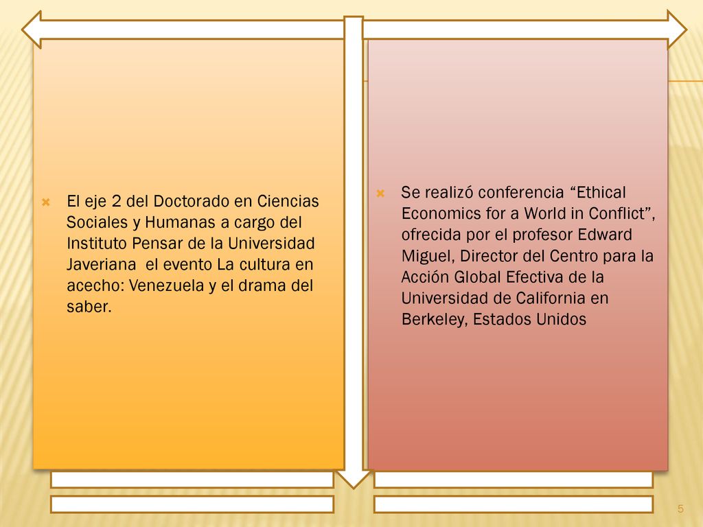 El eje 2 del Doctorado en Ciencias Sociales y Humanas a cargo del Instituto Pensar de la Universidad Javeriana el evento La cultura en acecho: Venezuela y el drama del saber.