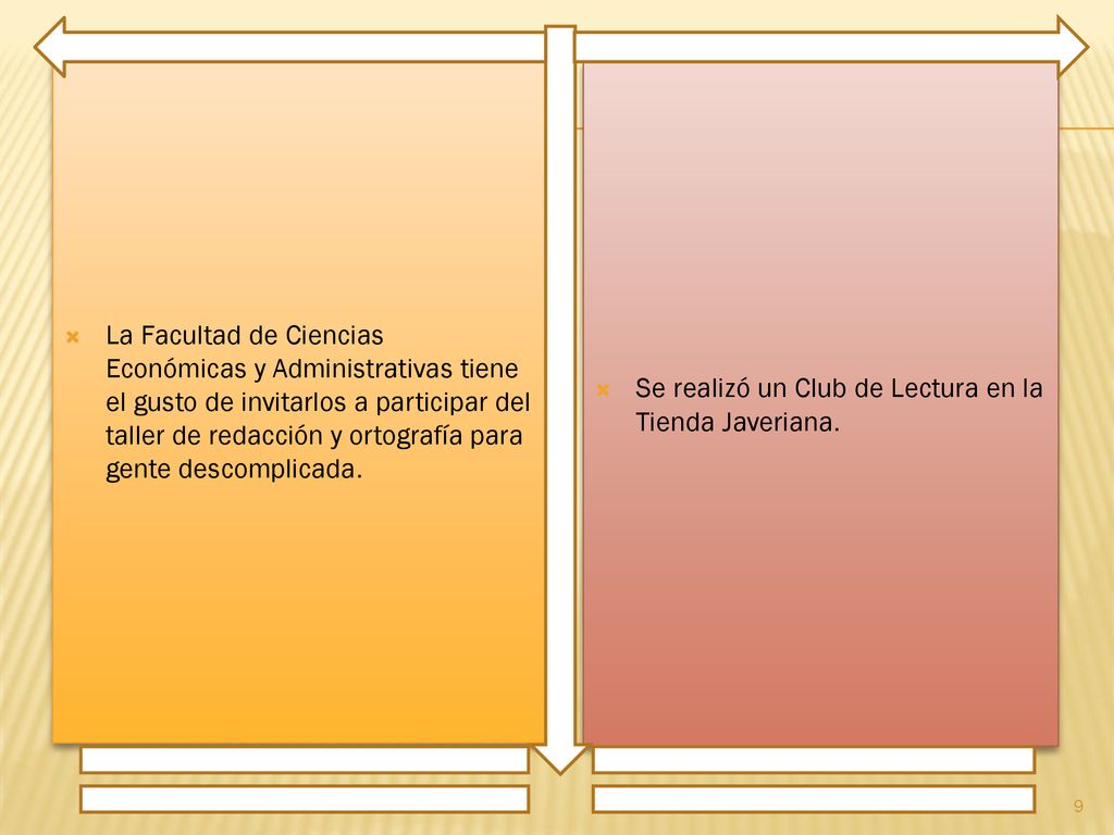 La Facultad de Ciencias Económicas y Administrativas tiene el gusto de invitarlos a participar del taller de redacción y ortografía para gente descomplicada.