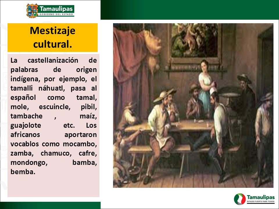 Mestizaje cultural.