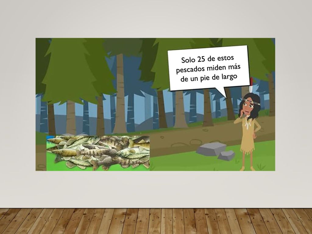 Solo 25 de estos pescados miden más de un pie de largo