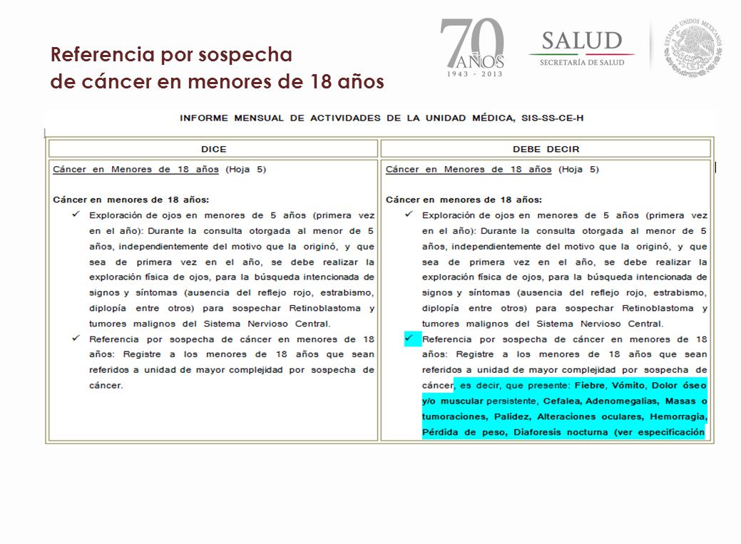 Referencia por sospecha