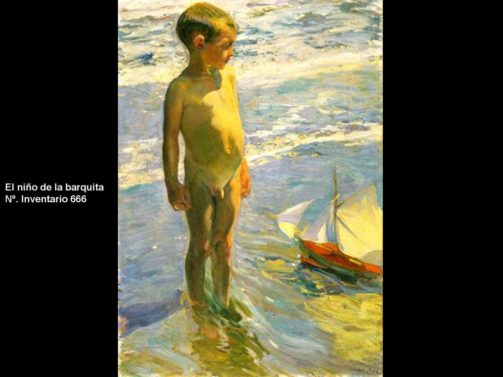 El niño de la barquita Nº. Inventario 666 El niño de la barquita