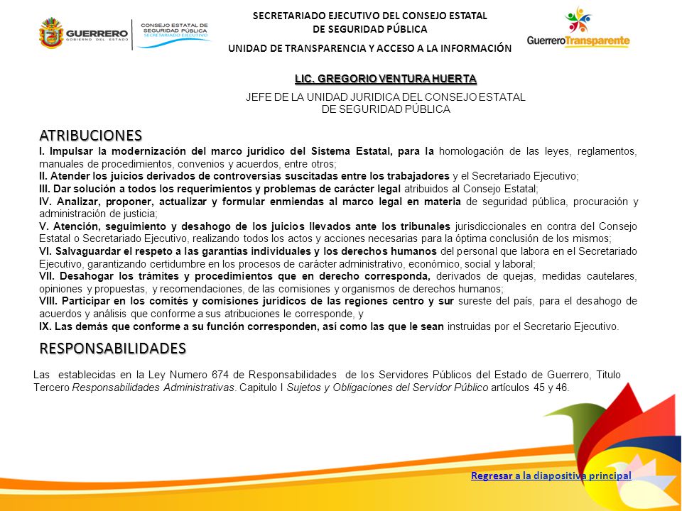 LIC. GREGORIO VENTURA HUERTA