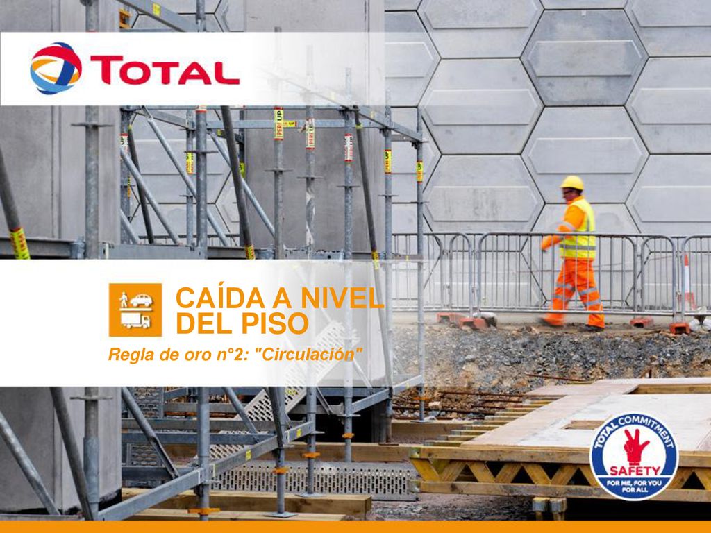 CAÍDA A NIVEL DEL PISO Regla de oro n°2: Circulación