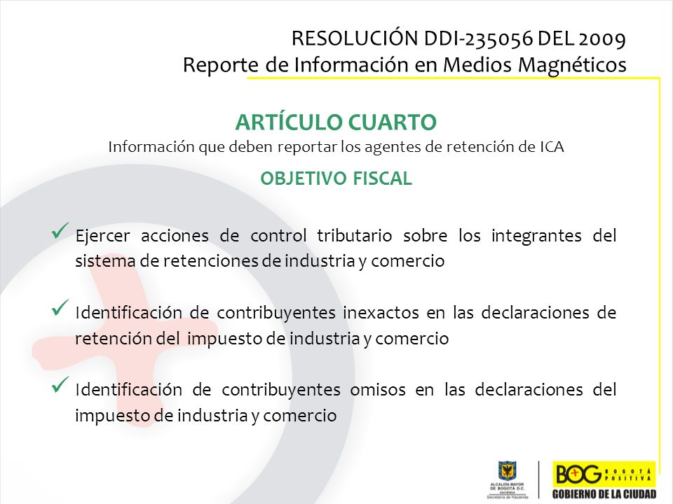 Información que deben reportar los agentes de retención de ICA