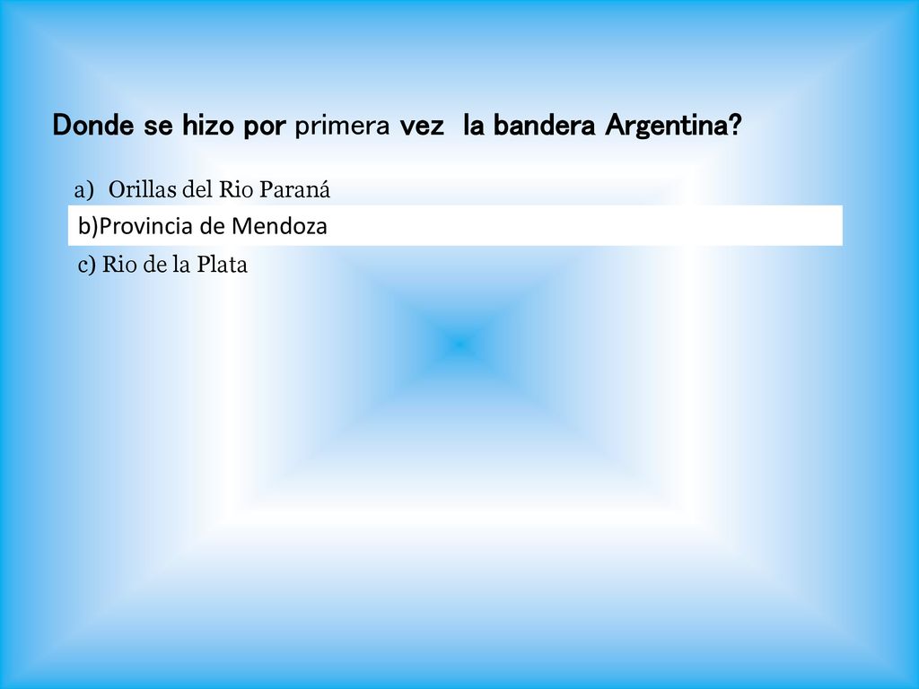 Donde se hizo por primera vez la bandera Argentina