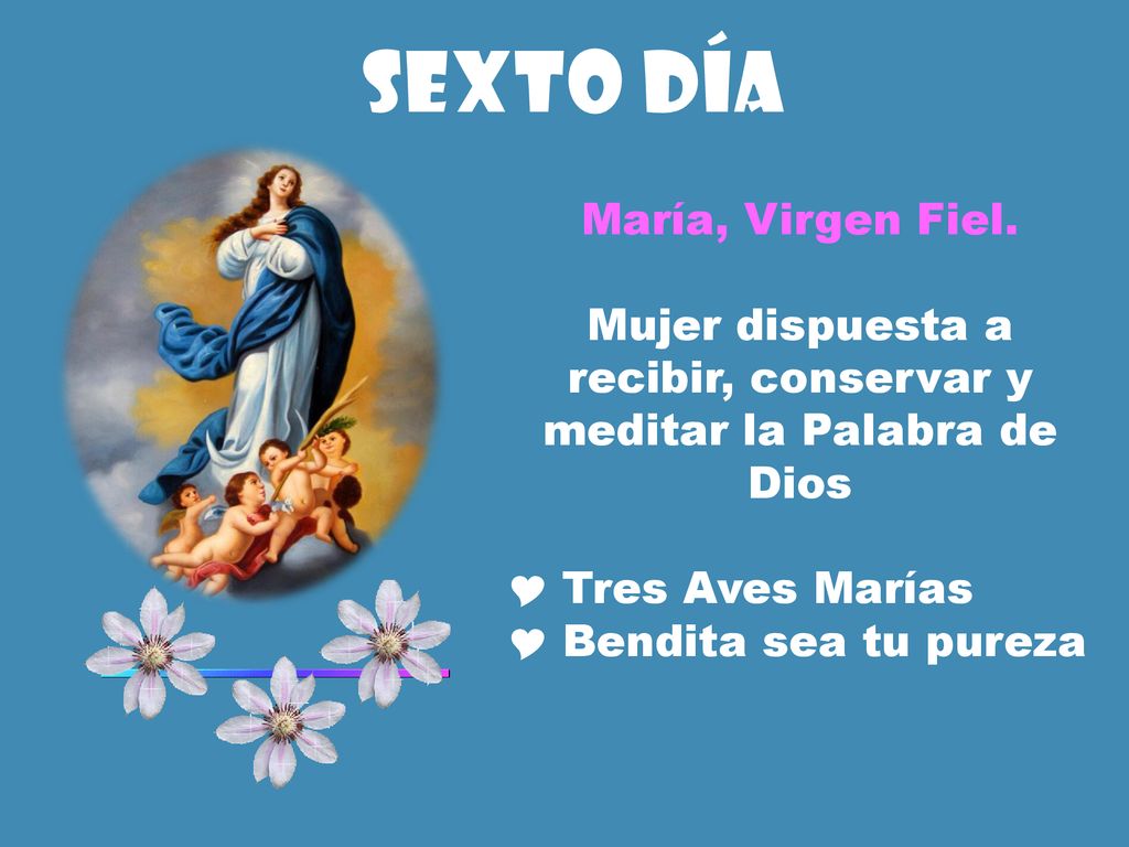 Mujer dispuesta a recibir, conservar y meditar la Palabra de Dios