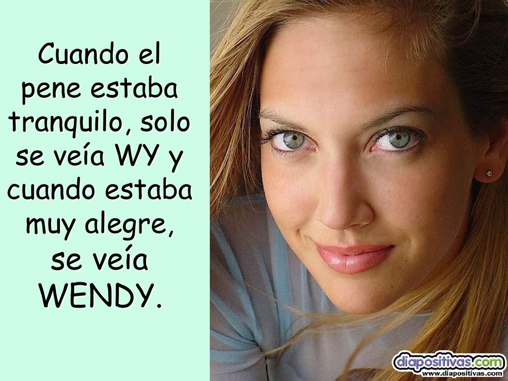 Cuando el pene estaba tranquilo, solo se veía WY y cuando estaba muy alegre,