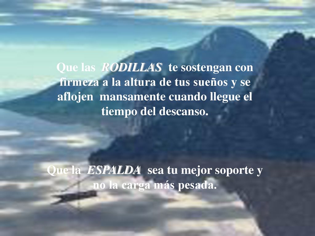 Que la ESPALDA sea tu mejor soporte y no la carga más pesada.