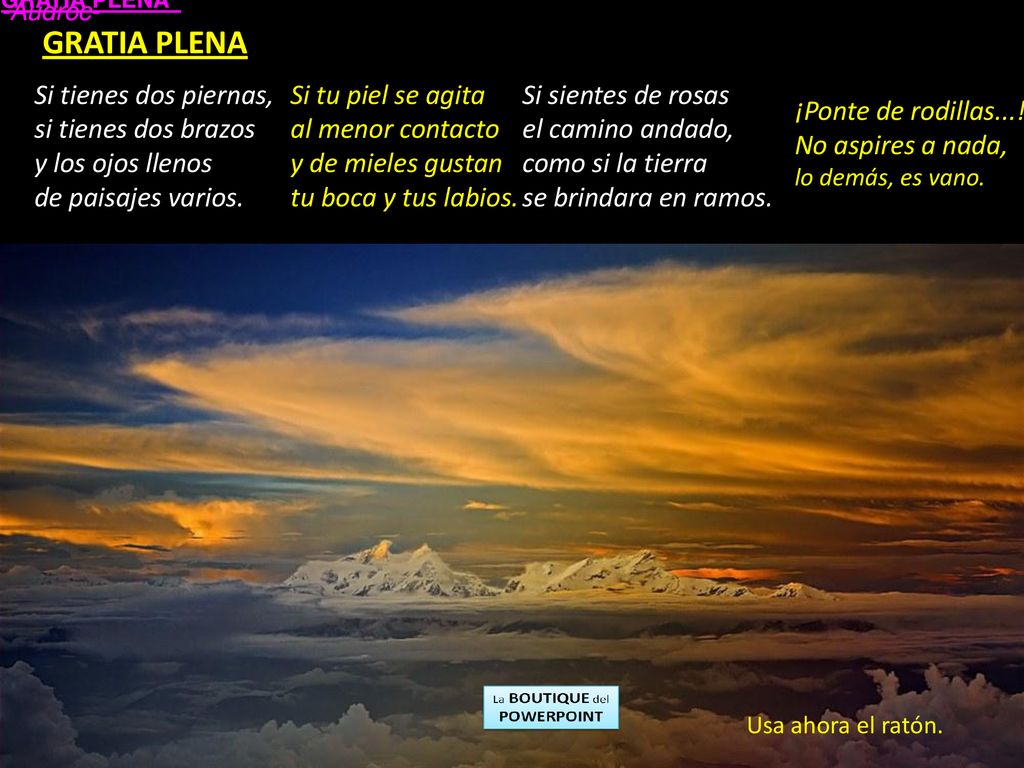 GRATIA PLENA Si tienes dos piernas, si tienes dos brazos