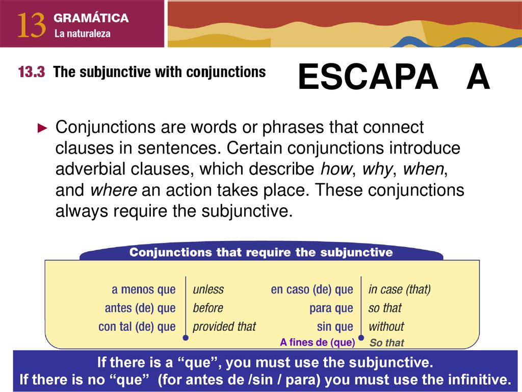 If there is a que , you must use the subjunctive.