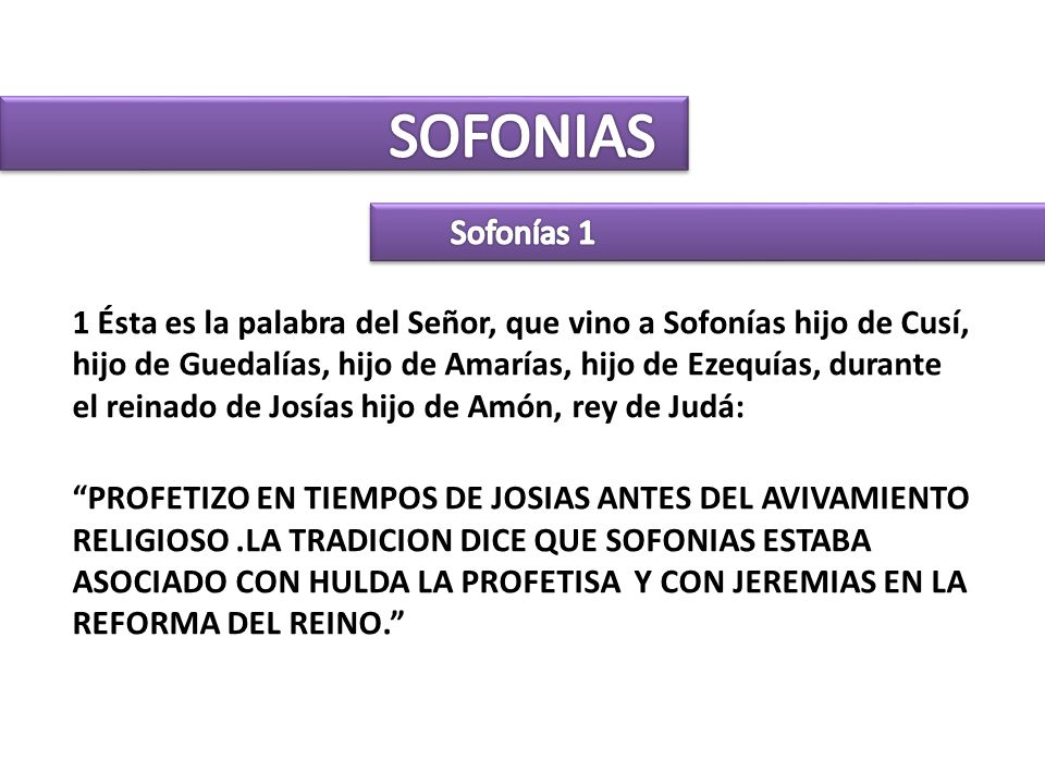 SOFONIAS