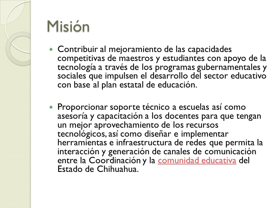 Misión