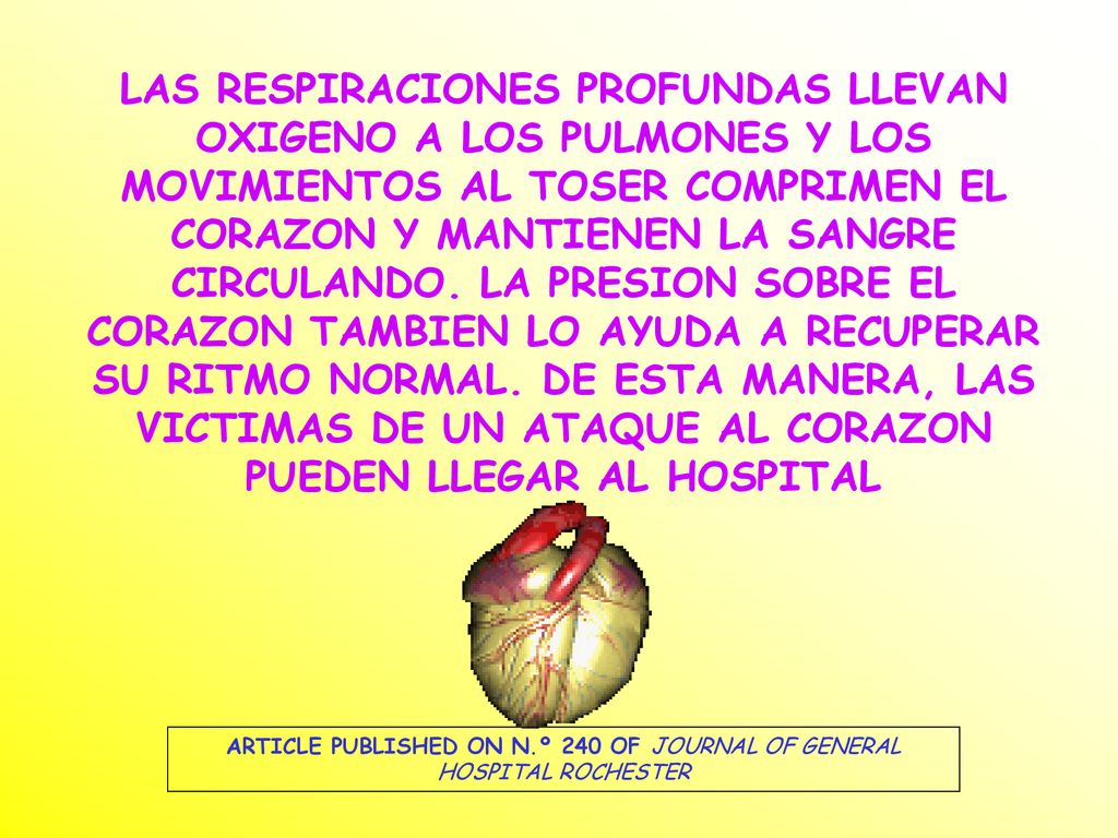 ARTICLE PUBLISHED ON N.º 240 OF JOURNAL OF GENERAL HOSPITAL ROCHESTER