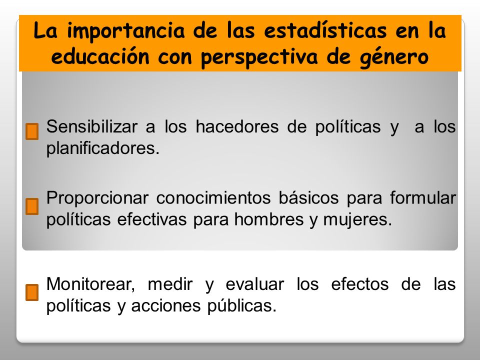 La importancia de las estadísticas en la educación con perspectiva de género