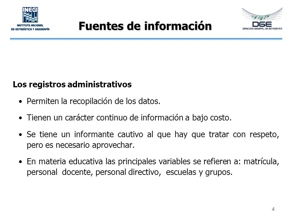 Fuentes de información