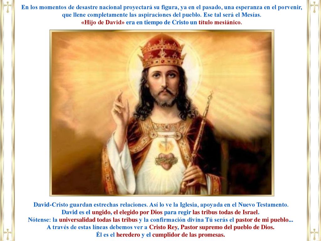 «Hijo de David» era en tiempo de Cristo un título mesiánico.