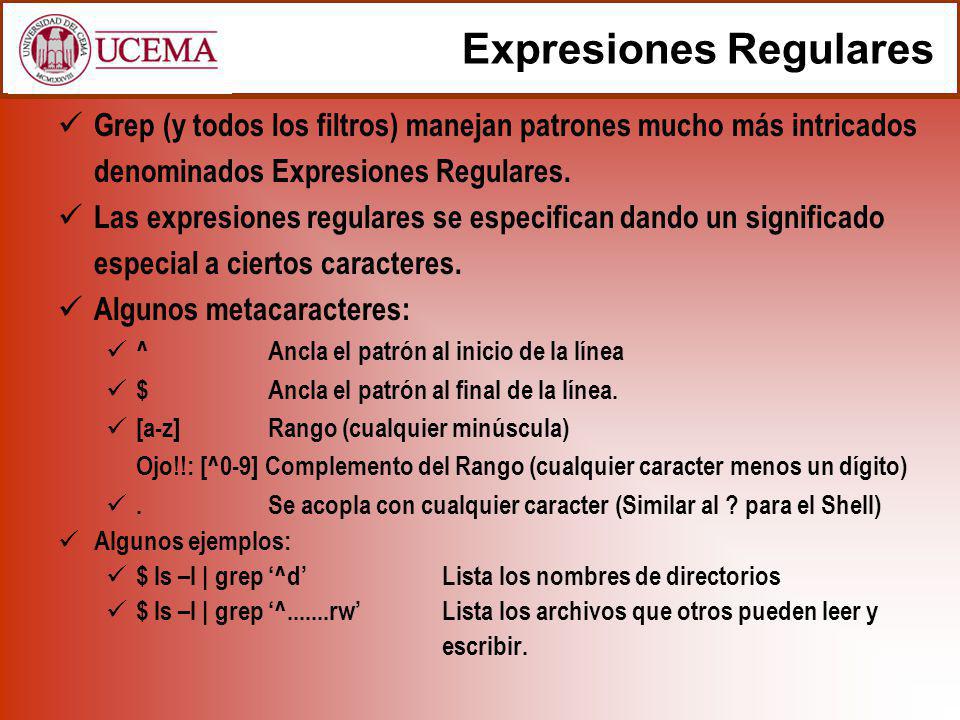 Expresiones Regulares