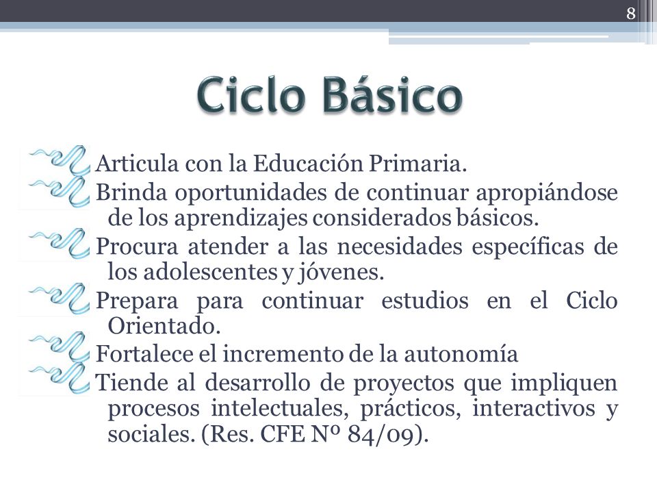 Ciclo Básico Articula con la Educación Primaria.