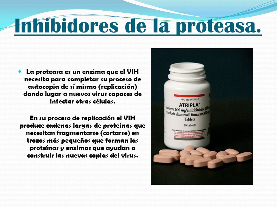 Inhibidores de la proteasa.