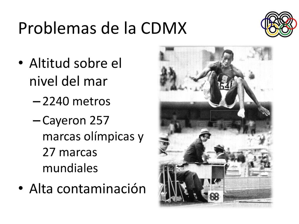 Problemas de la CDMX Altitud sobre el nivel del mar Alta contaminación