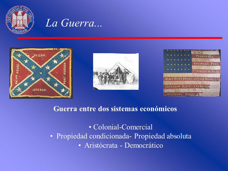 Guerra entre dos sistemas económicos