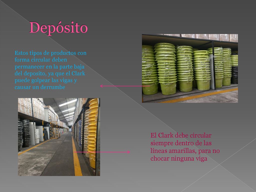 Depósito Estos tipos de productos con forma circular deben.