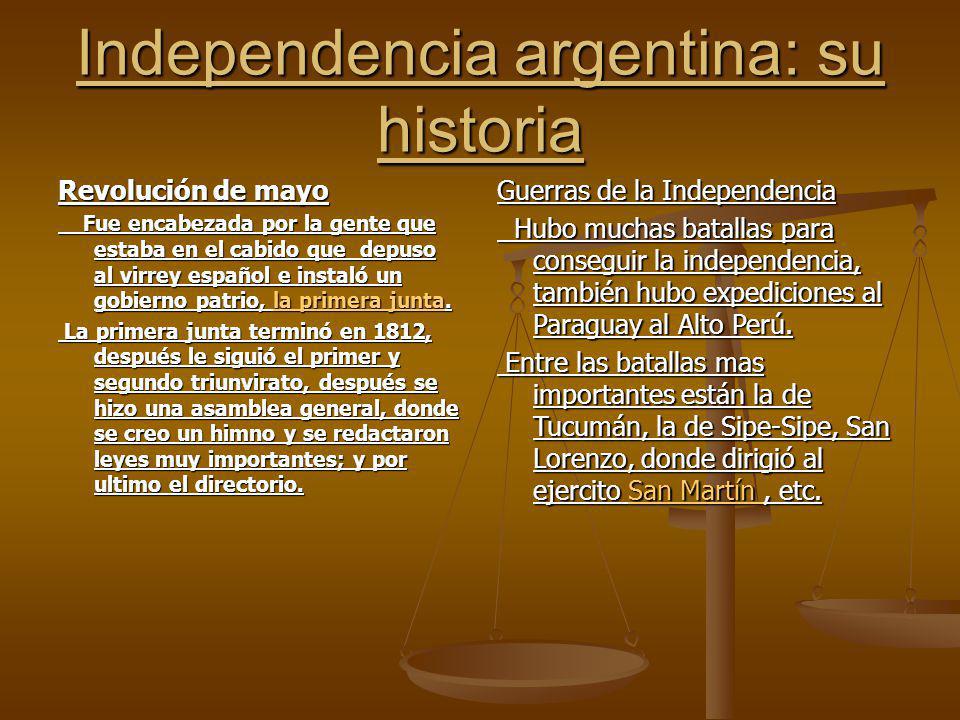 Independencia argentina: su historia