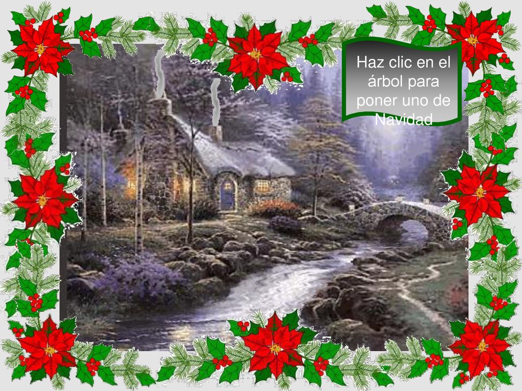 Haz clic en el árbol para poner uno de Navidad