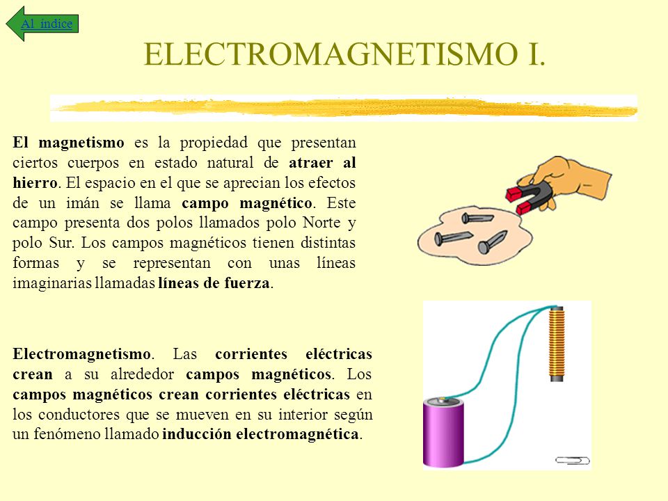 Al índice ELECTROMAGNETISMO I.