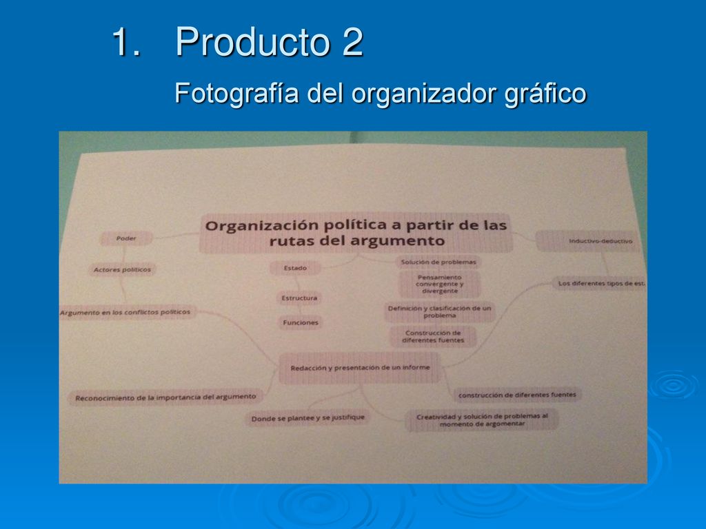 Producto 2 Fotografía del organizador gráfico