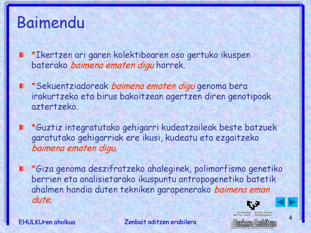 Baimendu *Ikertzen ari garen kolektiboaren oso gertuko ikuspen baterako baimena ematen digu horrek.
