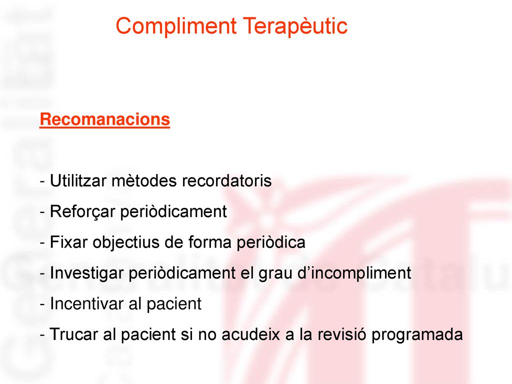 Utilitzar mètodes recordatoris Reforçar periòdicament