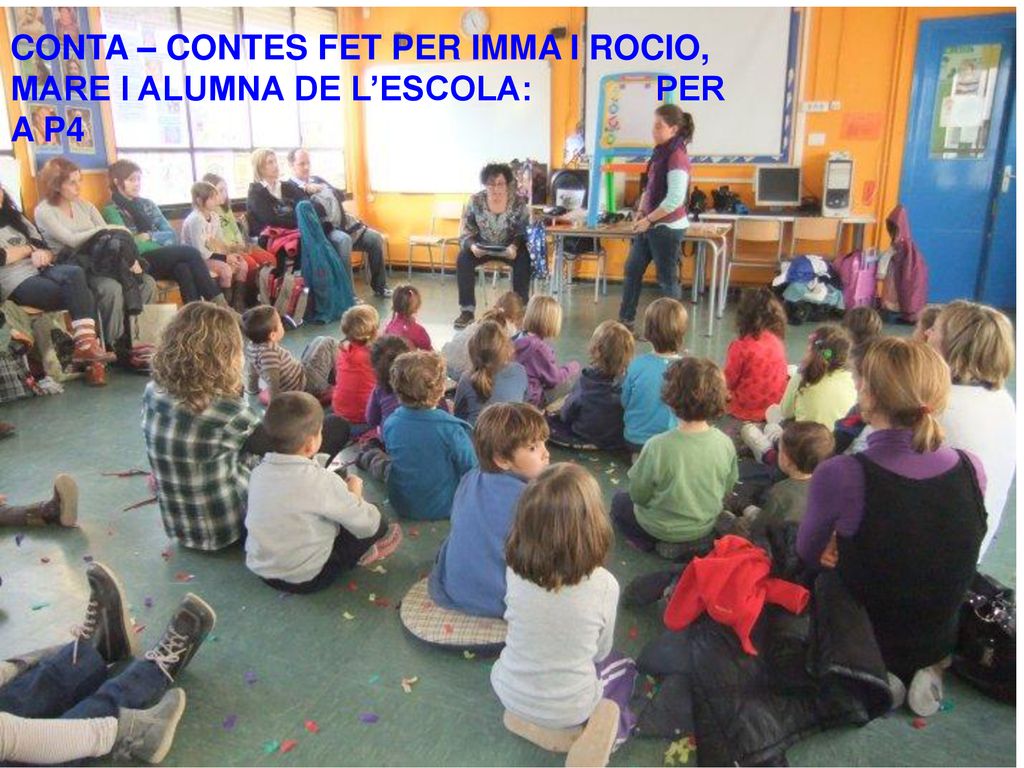 CONTA – CONTES FET PER IMMA I ROCIO, MARE I ALUMNA DE L’ESCOLA: PER A P4