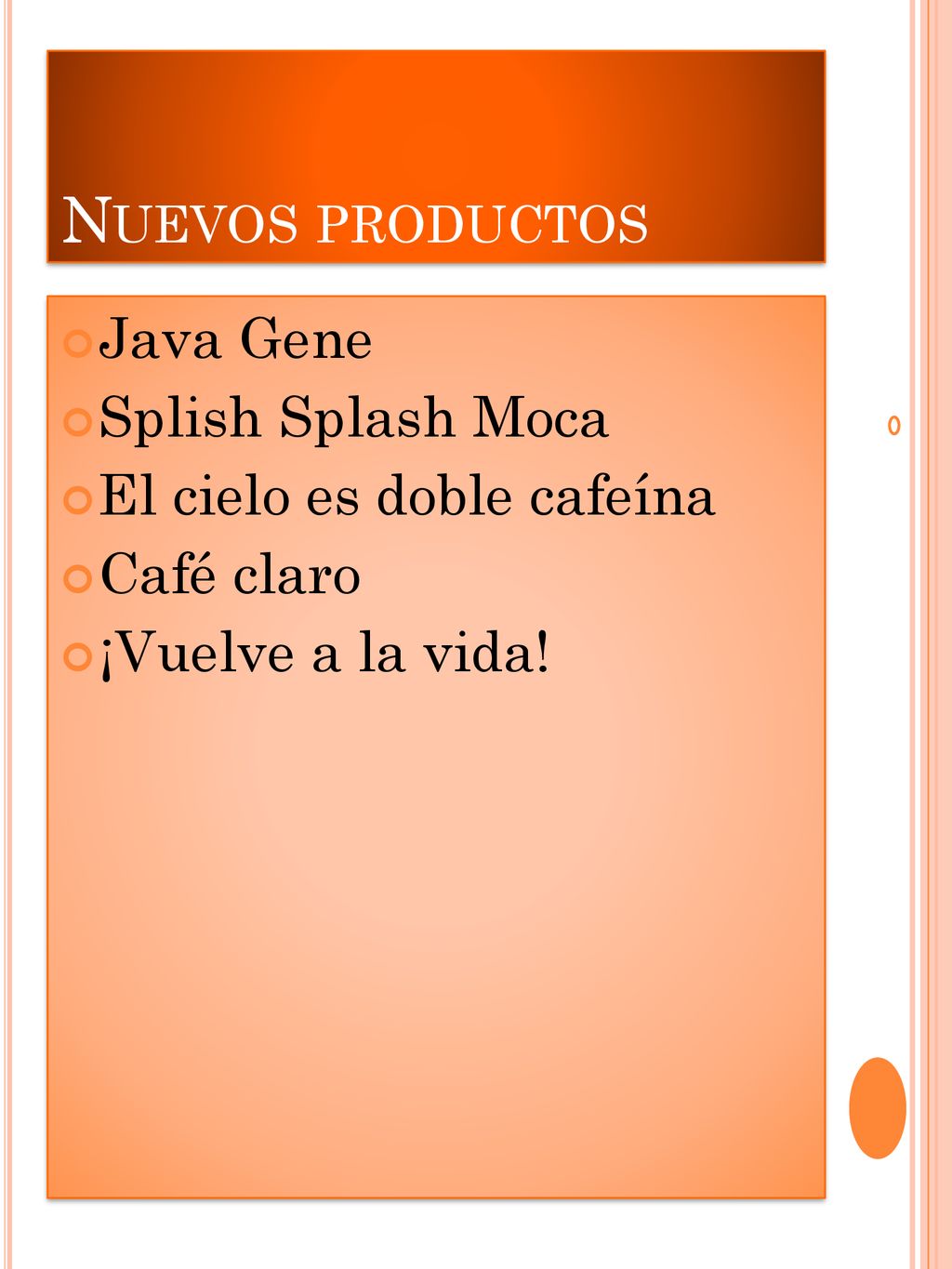 Nuevos productos Java Gene Splish Splash Moca