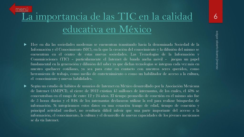 La importancia de las TIC en la calidad educativa en México
