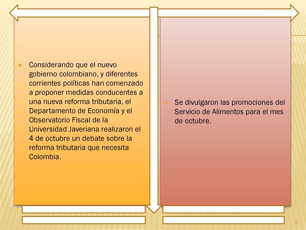 Considerando que el nuevo gobierno colombiano, y diferentes corrientes políticas han comenzado a proponer medidas conducentes a una nueva reforma tributaria, el Departamento de Economía y el Observatorio Fiscal de la Universidad Javeriana realizaron el 4 de octubre un debate sobre la reforma tributaria que necesita Colombia.