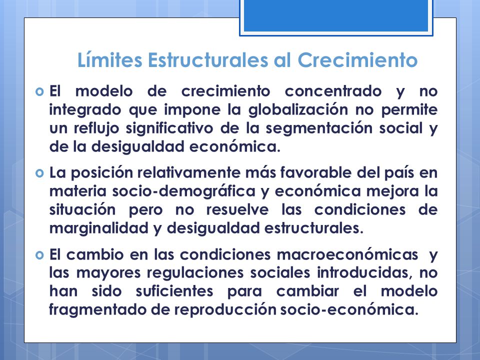 Límites Estructurales al Crecimiento